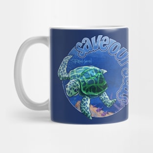 Sea Turtle: Save Our Seas Mug